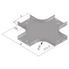 ответвитель крестообразный KR 35X75_S