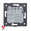 Одноклавишный сенсорный выключатель Livolo ZigBee Module, цвет черный (механизм)