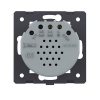 Выключатель LIVOLO Quadro 1 клавиша Черный (механизм)