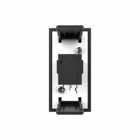 Розетка стерео аудио LIVOLO TRS 6.3 jack черная BB-C7-1M1-12 (механизм)