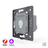 Одноклавишный проходной сенсорный выключатель Livolo ZigBee (механизм) VL-FC1SZ-2G