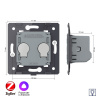 Двухклавишный сенсорный диммер Livolo Zigbee (механизм) VL-FC2D2Z-2G