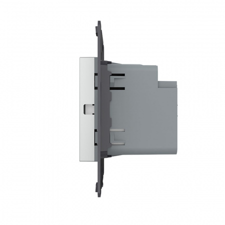 Розетка USB type C с блоком питания 45W Livolo, цвет серый (механизм) VL-FCUC-2IP