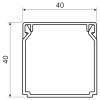 магистральные кабельные каналы LHD 40X40_HC