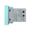 Розетка USB с блоком питания 2.1А 5В Livolo, цвет зеленый (механизм)