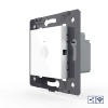 Одноклавишный проходной сенсорный выключатель Livolo Module с функцией радиоуправления, цвет белый (механизм)