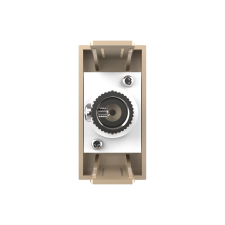 ТВ-розетка LIVOLO золотая BB-C7-1V-13 (механизм)