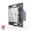 Двухклавишный сенсорный выключатель Livolo ZigBee Module, цвет серый (механизм)