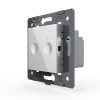 Двухклавишный сенсорный выключатель Livolo Module, цвет серый (механизм)