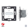 Одноклавишный проходной сенсорный диммер Livolo ZigBee, цвет белый (механизм) VL-FC1SDZ-2WP