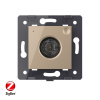 Датчик шума и освещенности ZigBee Livolo, цвет золотой (механизм) VL-FCJZ-2AP